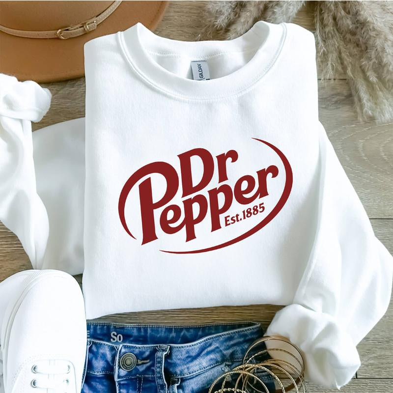 Vintage Soda Lover Sweatshirt - Graphic Pullover Crewneck