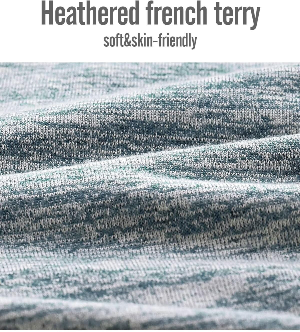 Men's Knit Terry Cloth Lounge Shorts with Drawstring and Pockets - 6 Inch Athletic Sweat Shorts